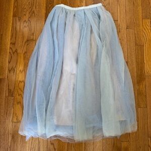 J.Crew Tulle Ball Skirt Blue Size 6